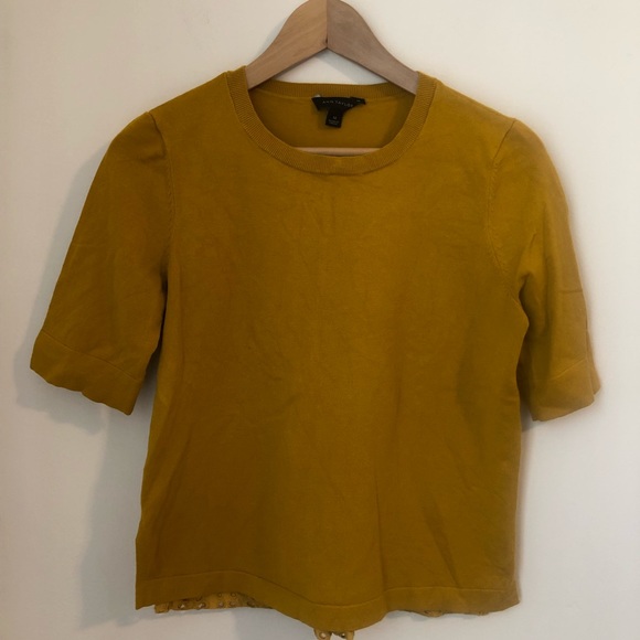 Eyelet back top | Ann Taylor - Picture 2 of 4